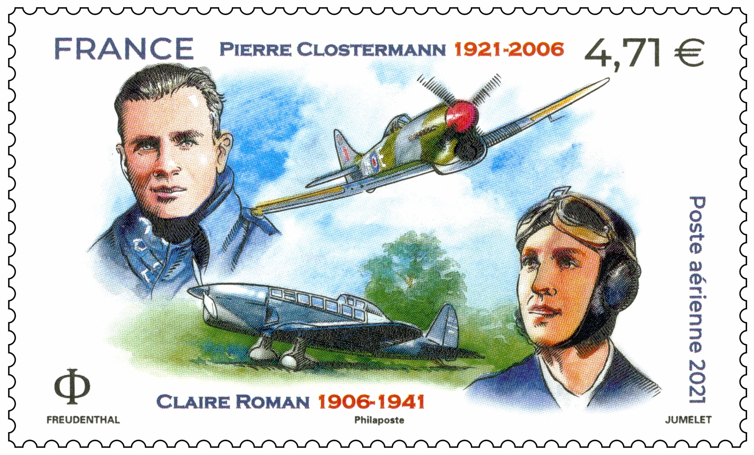 Pierre CLOSTERMANN  1921 - 2006 Claire ROMAN  1906 - 1941