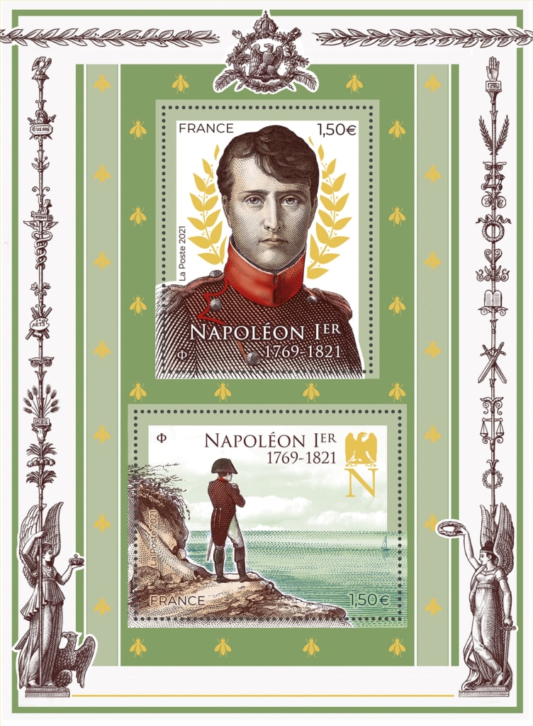Bloc de timbres Napoléon 1769 - 1821