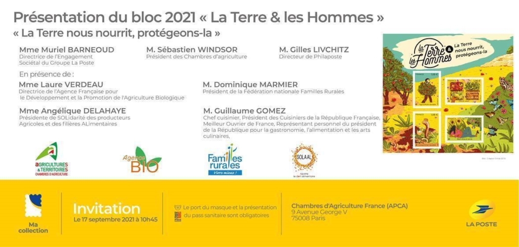 Invitation La Terre et les Hommes