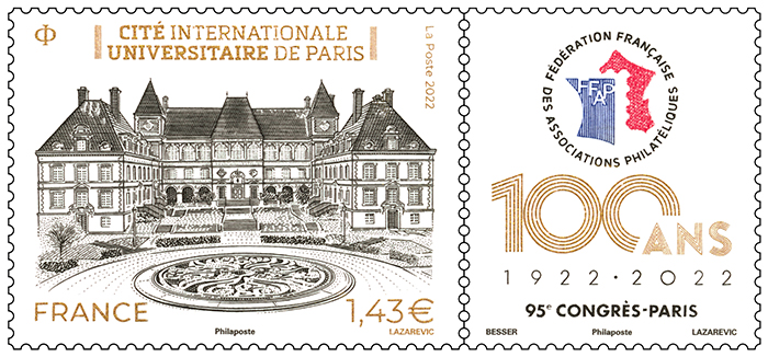 Cité Internationale Universitaire de Paris – 95e congrès de la Fédération française des associations philatéliques