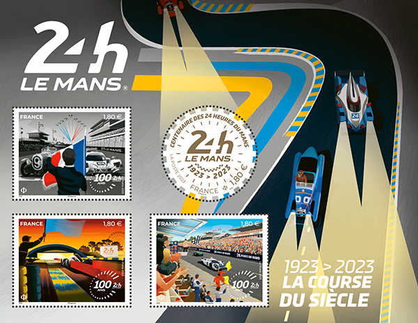 Bloc 1923-2023 Centenaire des 24 Heures du Mans