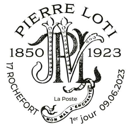 Timbre à date Pierre Loti