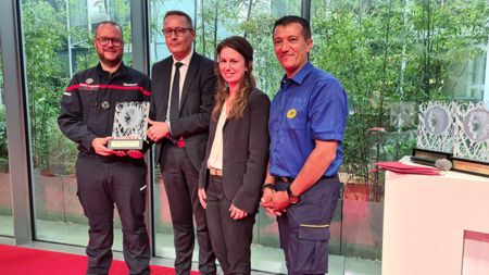 EDT 2022 remise du trophées bloc pompiers