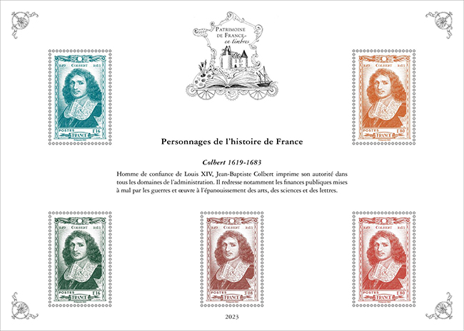 Patrimoine de France en timbres - édition 2023