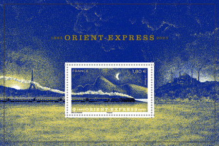 Bloc de timbre Orient-Express 1883-2023