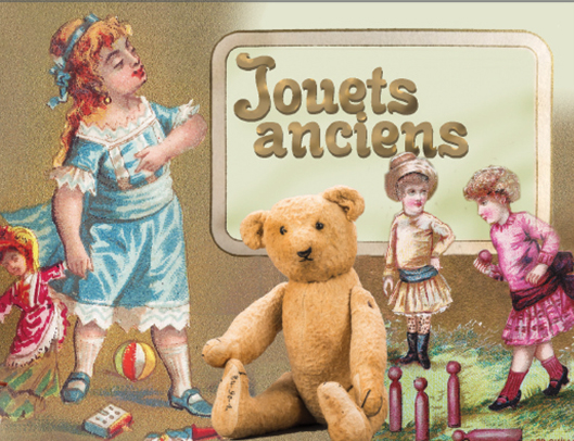 JOUETS ANCIENS  Le carré d'encre