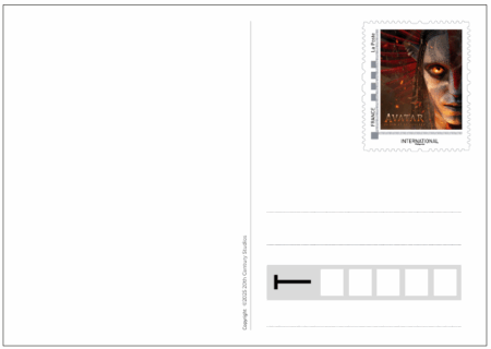 Verso carte postale NFTimbre avatar