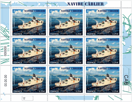 FEUILLE NAVIRE CABLIER