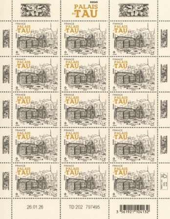 feuille Palais du Tau Reims