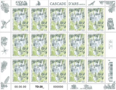 feuille cascade d'ars