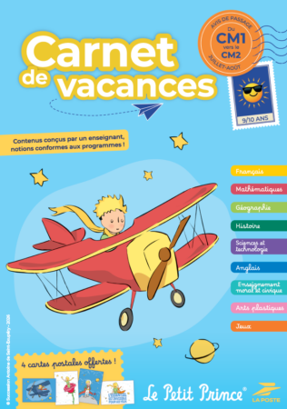 carnet de vacances CM1 vers CM2