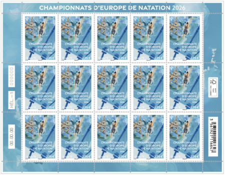 feuille championnats europe natation